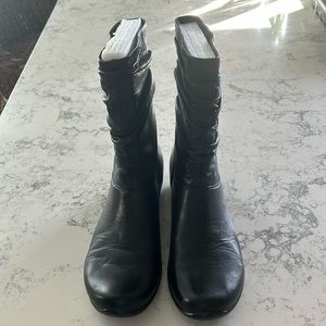 Dansko Short Black Boots